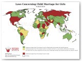 Laws Concerning child Marriage for Girls statistic